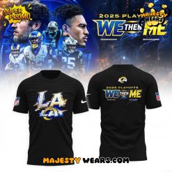 Los Angeles Rams NFL Playoffs “We Then Me” Special Black Tee