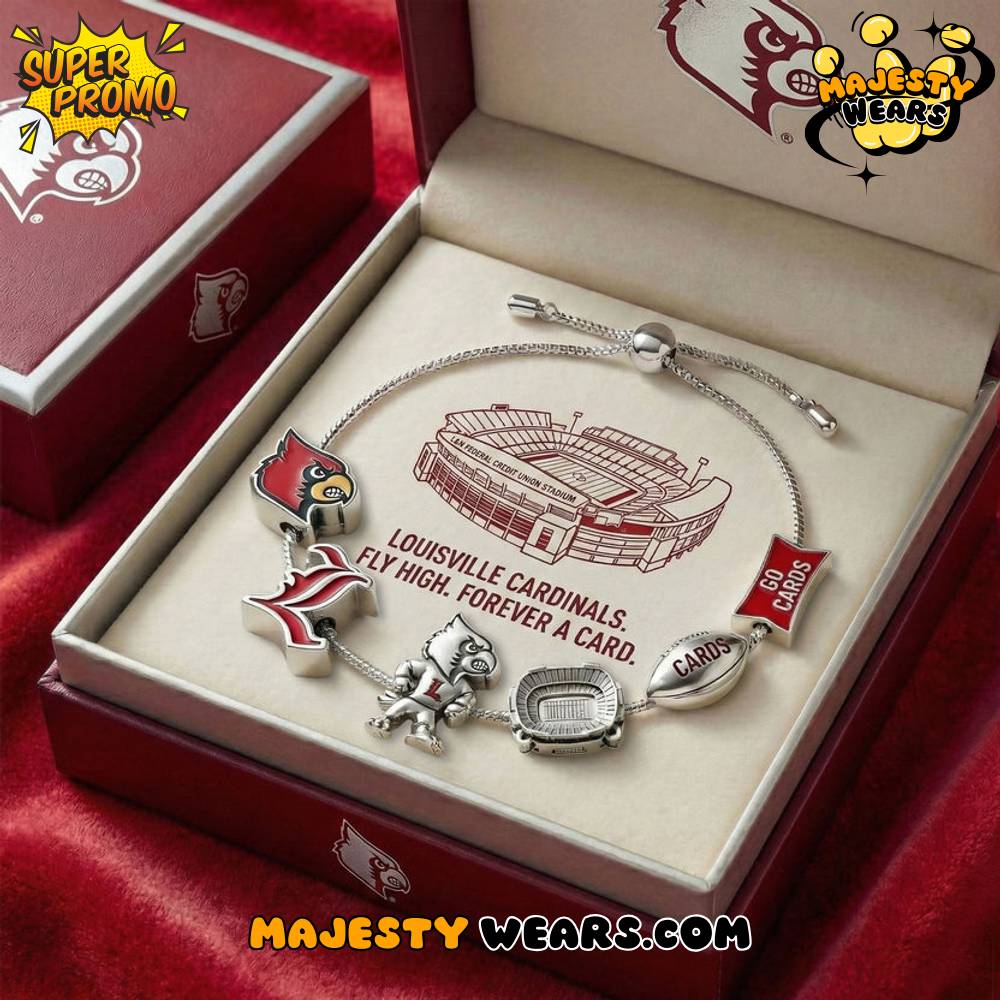 Louisville Cardinals Adjustable Charm Bracelet – Premium Accessory for Collectors Louisville Cardinals Adjustable Charm Bracelet – Premium Accessory for Collectors