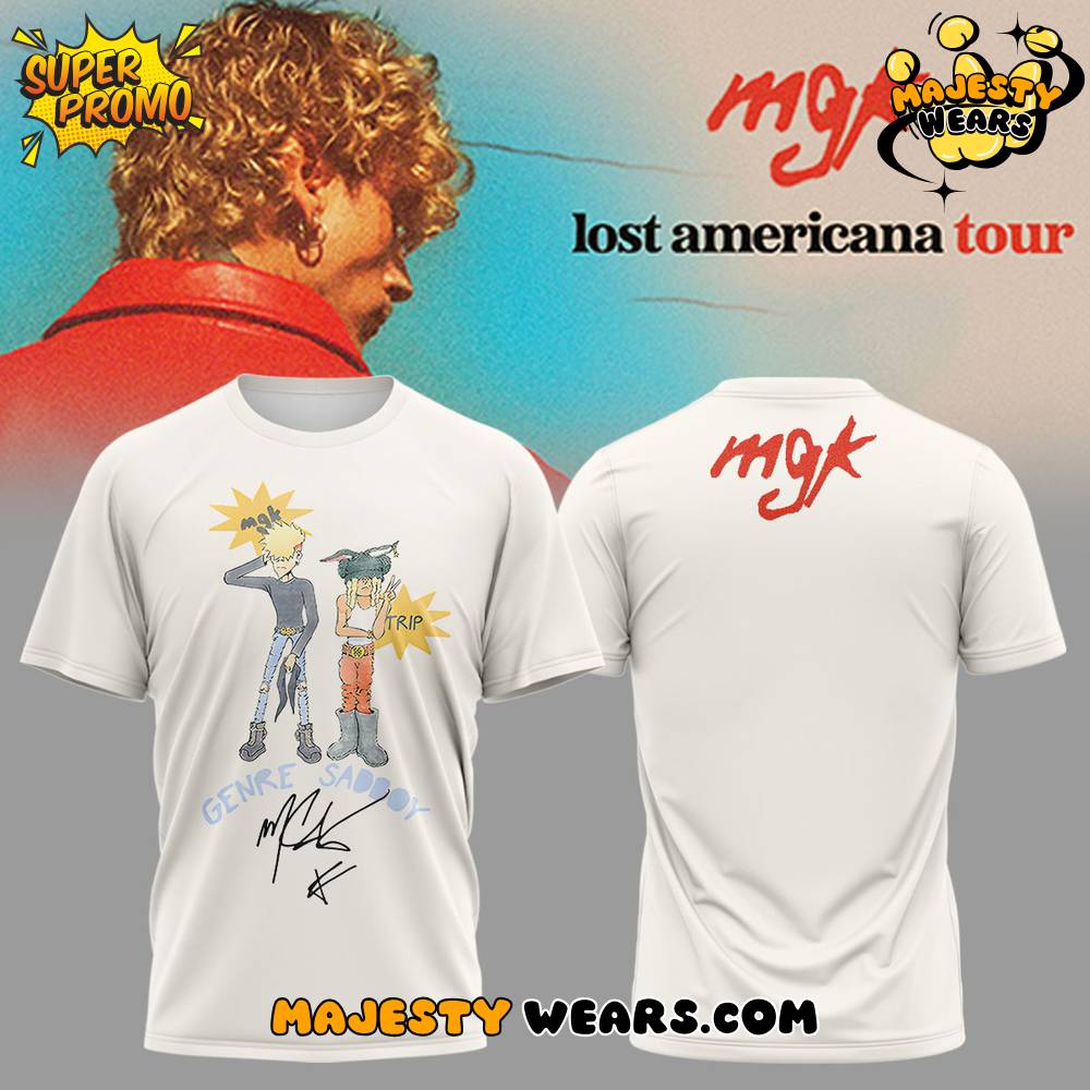 Machine Gun Kelly ”Lost Americana” Tour Genre Sadboy Tee Machine Gun Kelly ”Lost Americana” Tour Genre Sadboy Tee