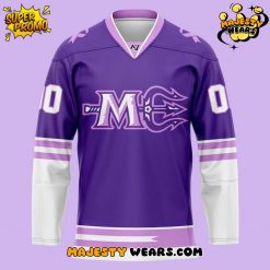 Maine Mariners 2026 Hockey Fights Cancer Custom Hockey Jersey