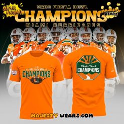 Miami Hurricanes VRBO FIESTA BOWL Champions T-Shirt