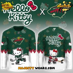 Minnesota Wild x Hello Kitty Special Edition Hockey Jersey
