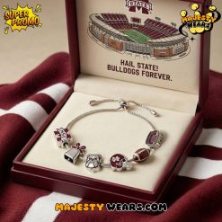 Mississippi State Bulldogs Adjustable Charm Bracelet – Premium Accessory for Collectors