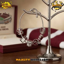 Mississippi State Bulldogs Adjustable Charm Bracelet – Premium Accessory for Collectors