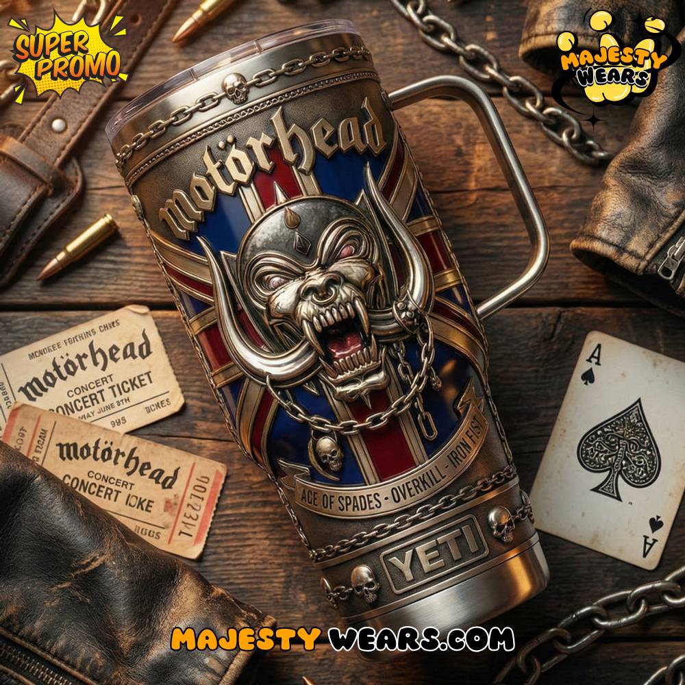 Motörhead “Ace of Spades” YETI Tumbler Motörhead “Ace of Spades” YETI Tumbler