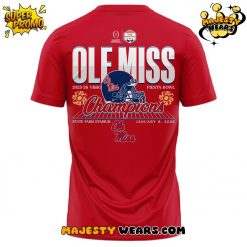 Ole Miss Rebels Fiesta Bowl Champions 2026 TShirt