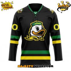 Oregon Ducks 2026 PFP Bend Outdoor Classic Custom Hockey Jersey