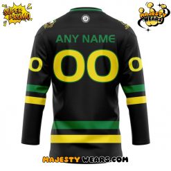 Oregon Ducks 2026 PFP Bend Outdoor Classic Custom Hockey Jersey