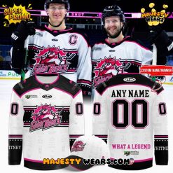 Orlando Solar Bears Pink Whitney Custom Hockey Jersey