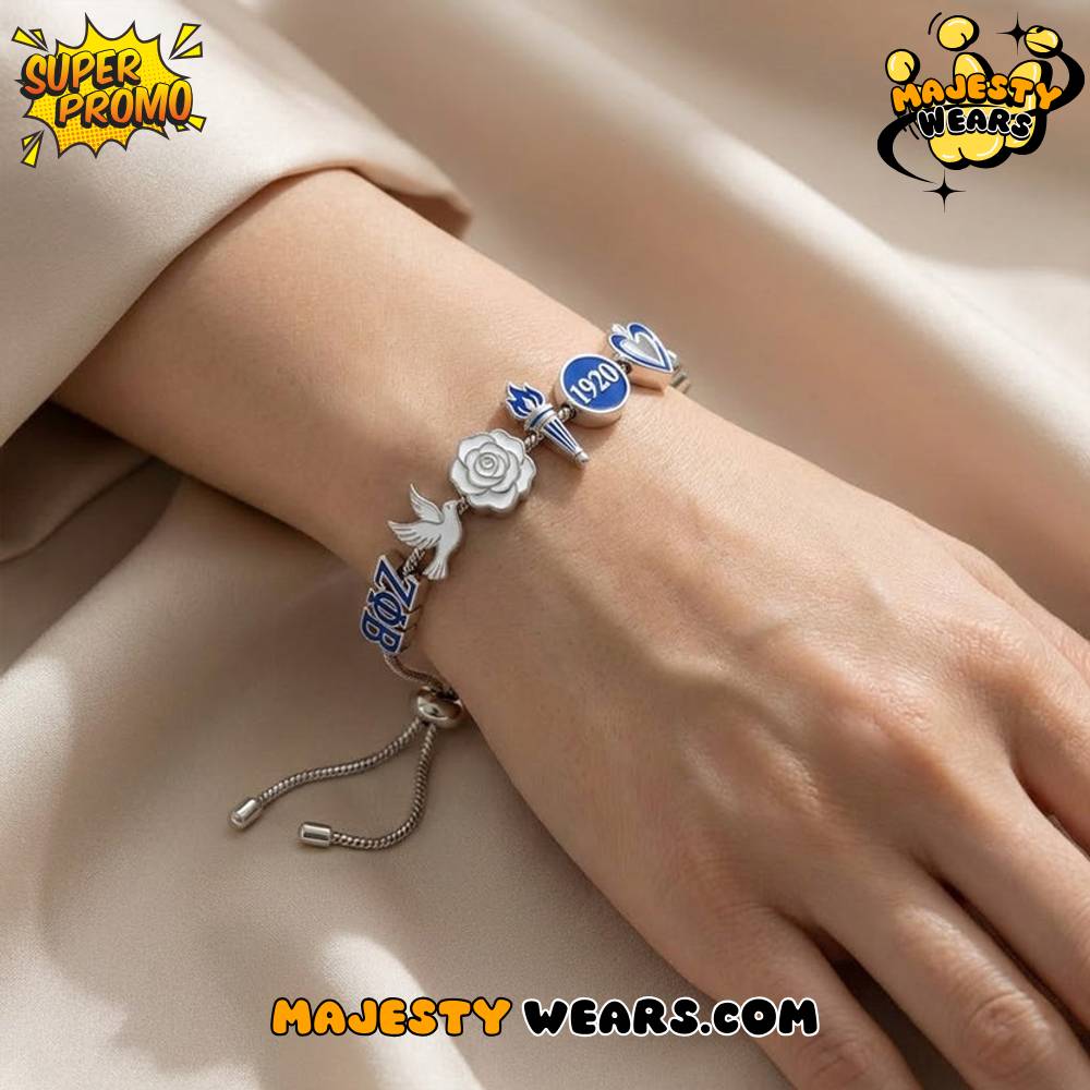 Phi Beta Sigma Adjustable Charm Bracelet Phi Beta Sigma Adjustable Charm Bracelet