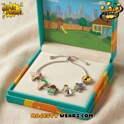 Phineas and Ferb Adjustable Charm Bracelet