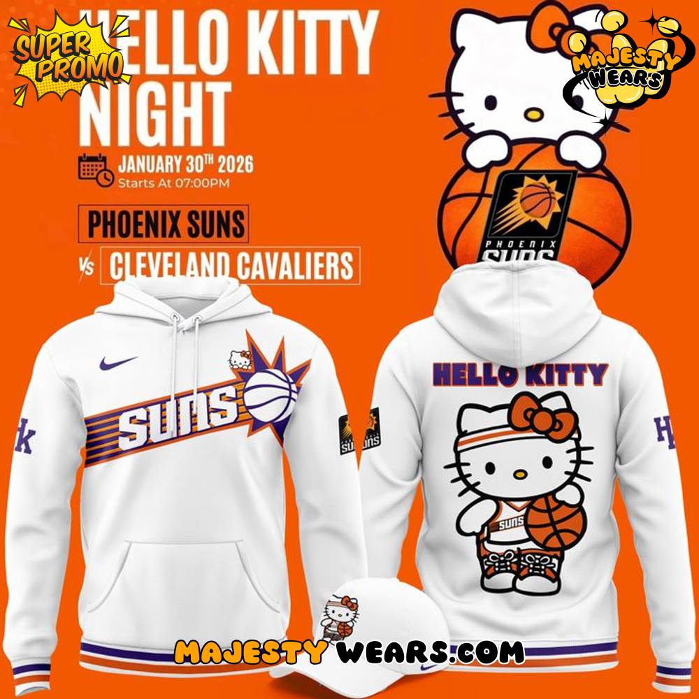 Phoenix Suns x Hello Kitty Night 2026 Special Hoodie Phoenix Suns x Hello Kitty Night 2026 Special Hoodie