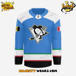 Pittsburgh Penguins 2026 Italian Heritage Night Custom Hockey Jersey
