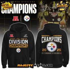 Pittsburgh Steelers 2025 AFC North Champions Hoodie