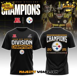 Pittsburgh Steelers 2025 AFC North Champions T-Shirt
