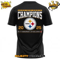 Pittsburgh Steelers 2025 AFC North Champions TShirt