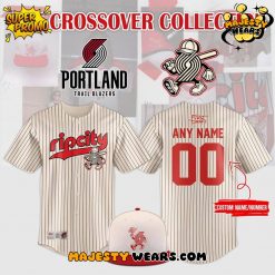 Portland Trail Blazers The Crossover Custom Baseball Jersey