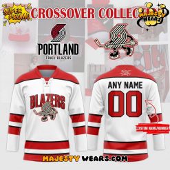 Portland Trail Blazers The Crossover Custom Hockey Jersey