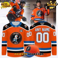 San Diego Gulls 10 Year Anniversary Custom Hockey Jersey