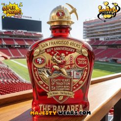 San Francisco 49ers 80th Anniversary The Bay Area Edition Whiskey Decanter