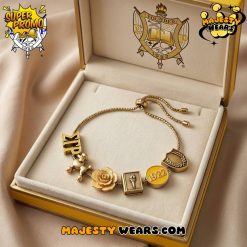 Sigma Gamma Rho Adjustable Charm Bracelet
