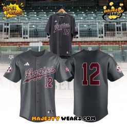 Texas A&M Aggies Dark Grey Special New Baseball Jersey