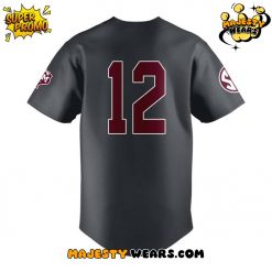 Texas AM Aggies Dark Grey Special New Baseball Jersey