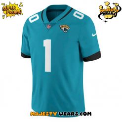 Travis Hunter Teal Jacksonville Jaguars Football Jersey