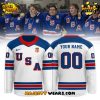 USA National Olympic Team 2026 Custom Hockey Jersey – Blue