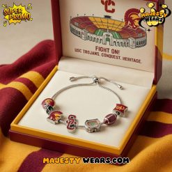 USC Trojans Adjustable Charm Bracelet – Premium Accessory for Collectors