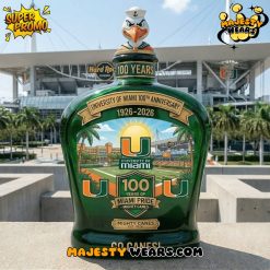 University of Miami 100th Anniversary Commemorative Edition Whiskey Decanter