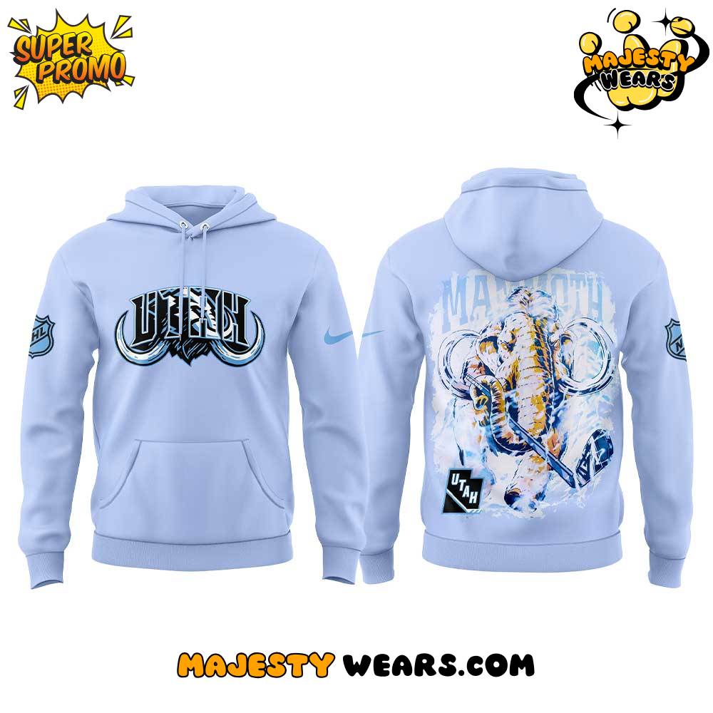 Utah Mammoth CounterPoint x Woodngrail Blue Hoodie Utah Mammoth CounterPoint x Woodngrail Blue Hoodie