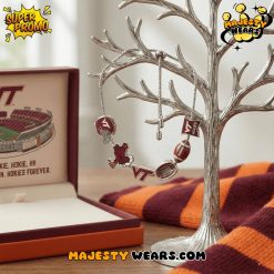 Virginia Tech Hokies Adjustable Charm Bracelet – Premium Accessory for Collectors