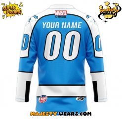 Wheeling Nailers x Marvel Super Hero Night Custom Hockey Jersey
