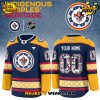 Edmonton Oilers Indigenous People Heritage Custom Hockey Jersey