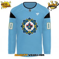 Winnipeg Jets “Ukrainian Heritage Night” 2026 Custom Hockey Jersey